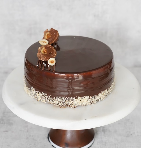 Hazelnut Truffle Cake